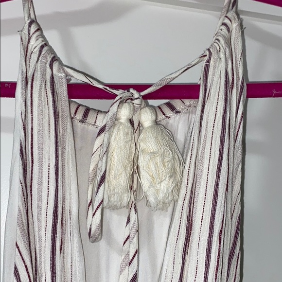 SOLD Striped Tassle Romper NWOT - Picture 8 of 10